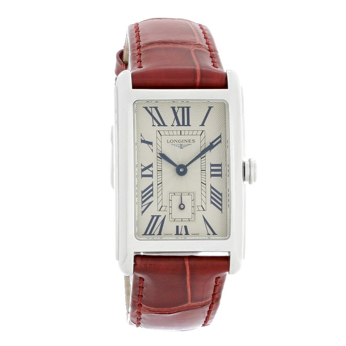 Longines Women’s L5.512.4.71.5 DolceVita Red Leather Watch