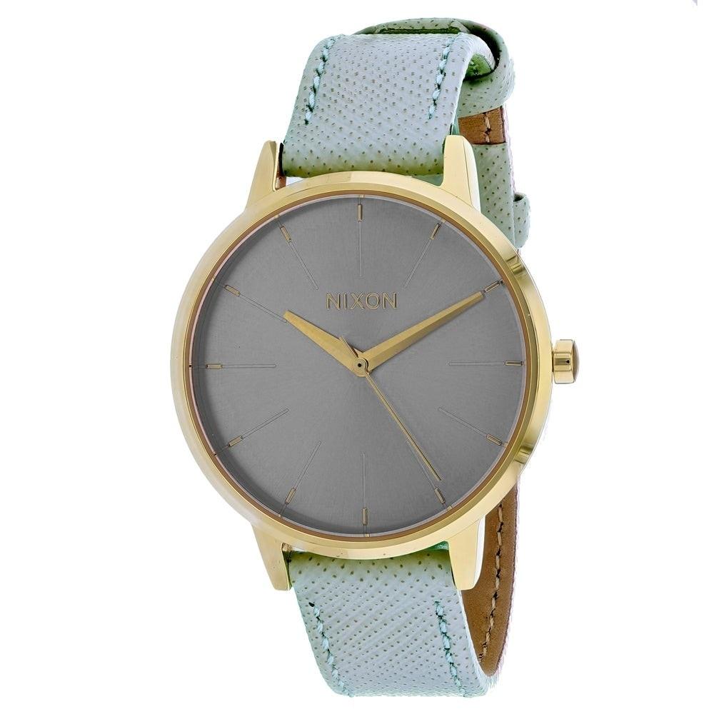 Nixon Women’s A108-2814 Kensington Green Leather Watch