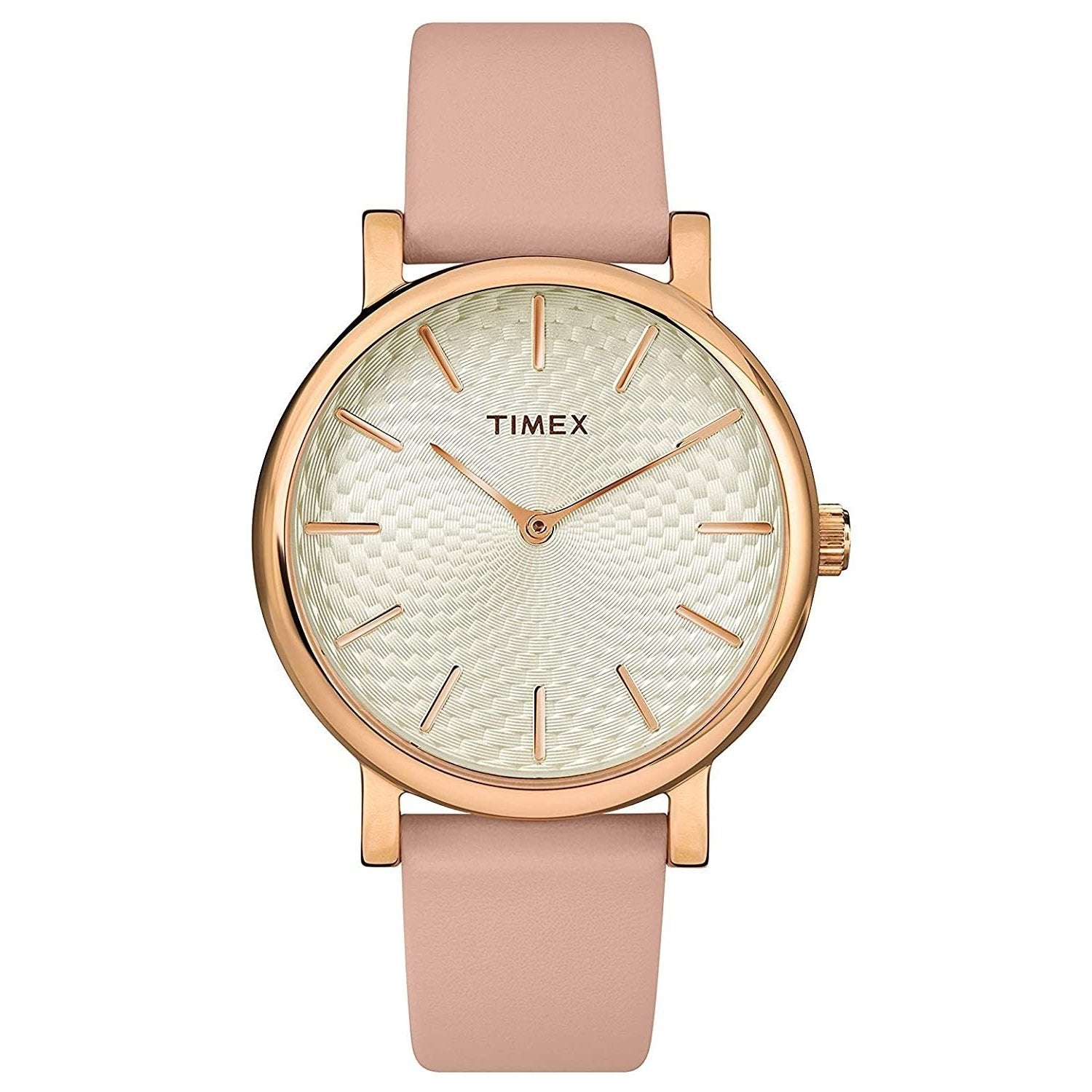 Timex Women’s TW2R85200 Metropolitan Pink Leather Watch